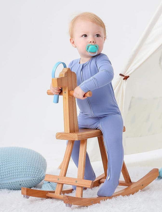 JunNeng Viscose from Bamboo Baby Sleeper, Newborn Footie Pajamas - Image 5