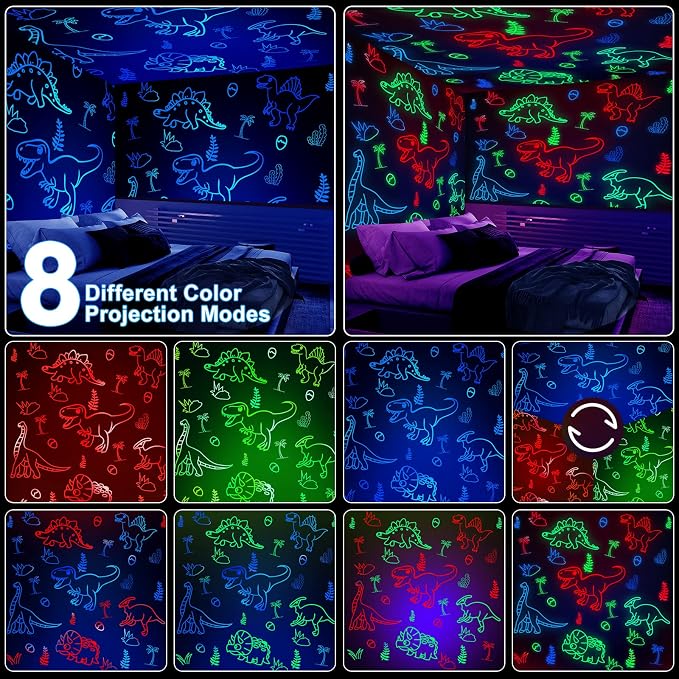 YACHANCE Dinosaur Night Light Projector - Image 7
