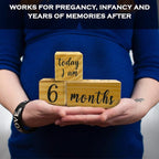 MAINEVENT Baby Monthly Milestone Blocks Complete Set, Milestone Blocks - Image 4