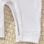 Aalizzwell Newborn Baby Ribbed Romper - Image 4