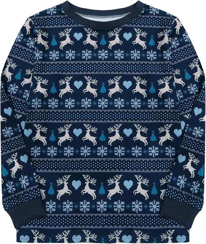 Weixinbuy Family Pajamas Set Christmas Pjs Matching Clothes Pajamas - Image 3