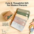 KeaBabies Organic Cotton Burp Cloths Baby Girl, Boy - Image 9