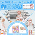 GOGOSO Ball Pit Balls Stars Moon Shapes Plastic Pitballs - Image 2