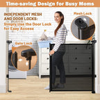 42" Extra Tall Retractable Baby Gates Dog Gate - Image 4