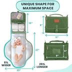 Portable Changing Pad for Baby, Travel Diaper Changing Pad for Newborn - Image 3