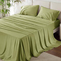 Bedsure Queen Sheet Set, Rayon Derived from Bamboo, Cooling Sheets, Breathable by BEDSURE