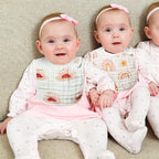Zainpe 6Pcs Snap Muslin Cotton Bibs - Image 6