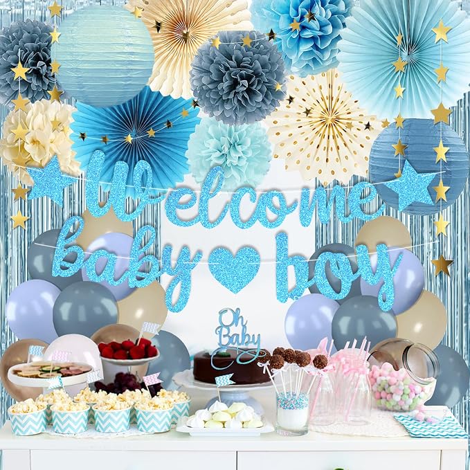 Boy Baby Shower Decorations - Image 4