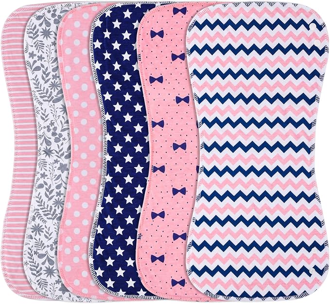 2-in-1 Burp Cloths and Baby Bibs by Benoxine