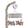 Lambs & Ivy Painted Forest Gray/Beige Fox and Bear Baby Crib Musical Mobile by LambsIvy