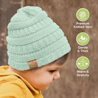 3-Pack Baby Beanies for Boys, Girls - Image 4