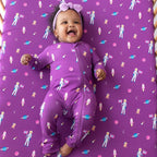 KYTE BABY Unisex Rayon Made From Bamboo Zippered Rompers 0-24 Months - Image 3