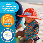 SwimZip Wide Brim Sun Hat | UPF 50+ Protection - Image 2