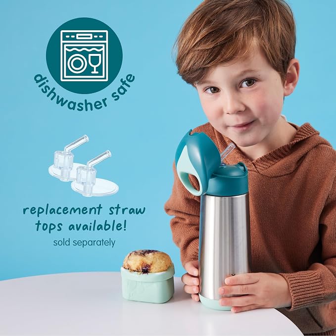 b.box 12 oz Insulated Water Bottle: Keeps Drinks Cold up to 8 Hours, Warm up to - Image 5