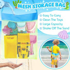 Beach Toys, 3 Collapsible Beach Bucket, Sand Castle Building Kit, Sand Molds - Image 5