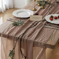 Cheesecloth Table Runner Nude Gauze Rustic Boho Coffee Cheese Cloth 120 Inch 10 by KEKETOARRANGE