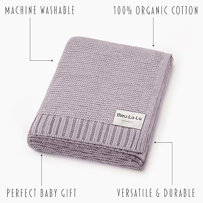 Heritage Knit Organic Swaddle Blanket - Image 3