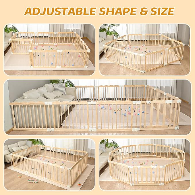 Playpen Large Foldable Play Pen - Image 6