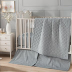 Brandream Crib Bedding Set for Boys 100% Cotton Linen Gender Neutral Boho by Brandream