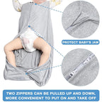 3 Pack Baby Sleep Sack 3-6 Months 100% Rayon Cotton Baby Sleeping Bag 2-Way - Image 3