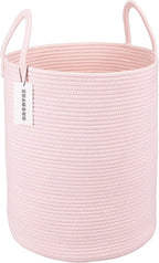 Cotton Rope Laundry Basket Hamper by XUANGUO