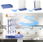 Baby Bottle Drying Rack: Vertical Space Saving Standing Bottle Organizer - Image 5
