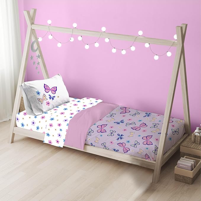 Sunny Side Up Butterfly Toddler Comforter Set - Image 7