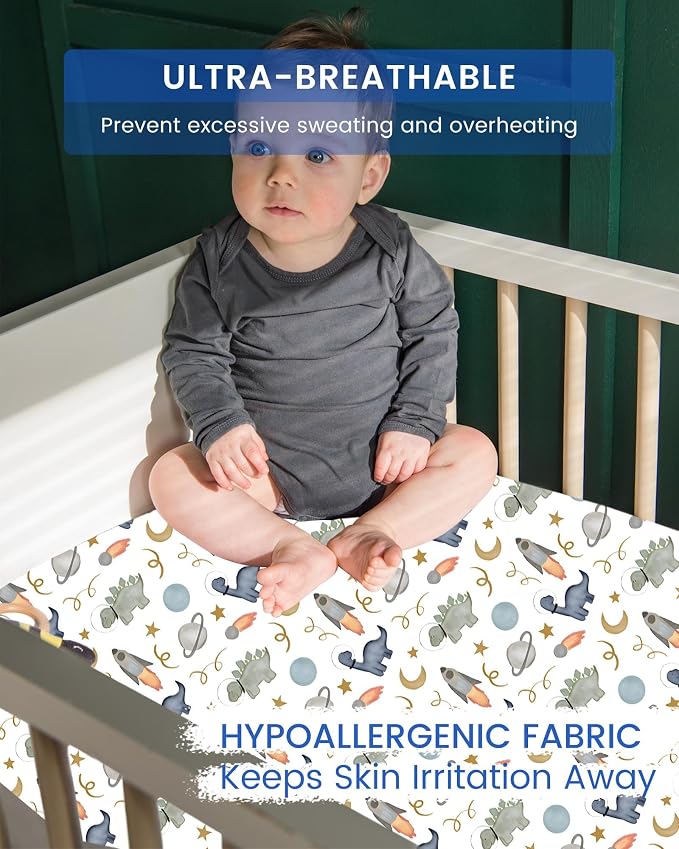 Premium Fitted Baby Boy Crib Sheets - Image 4
