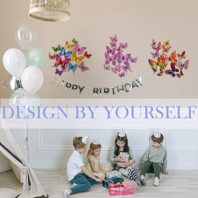 Butterfly Wall Decor 24/48 PCS, 3D Butterflies Stickers - Image 5