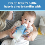 Dr. Brown's Narrow Baby Bottle Handles, 100% Silicone, Easy Grip Removable - Image 3