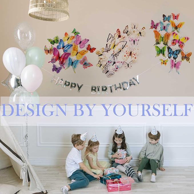 Butterfly Wall Decor 24/48 PCS, 3D Butterflies Stickers - Image 5