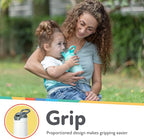 Nuby Thirsty Kids No Spill Flip-It Reflex Stainless Steel Travel Cup or Water - Image 4
