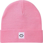 Baby Beanie Knit Ski Hat with Cute Face by Paladoo