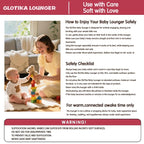 Baby Lounger, Foldable Infant Nest Pillow - Image 8