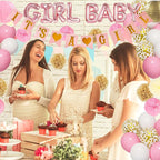 Ouddy Party Pink Baby Shower Decorations - Image 4