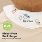 KeaBabies 8-Pack Organic Baby Bibs - Image 6