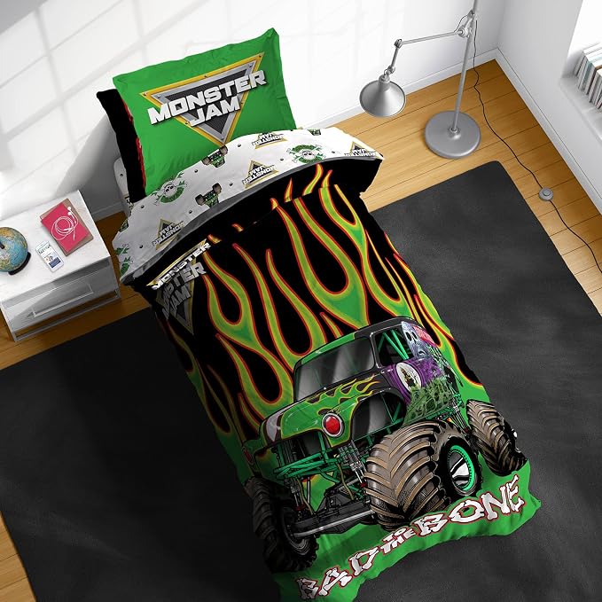 Sunny Side Up Monster Jam Twin Comforter Set by SunnySideUp