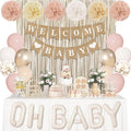 Ouddy Party Champagne Gold Boho Baby Shower Decorations by OuddyParty