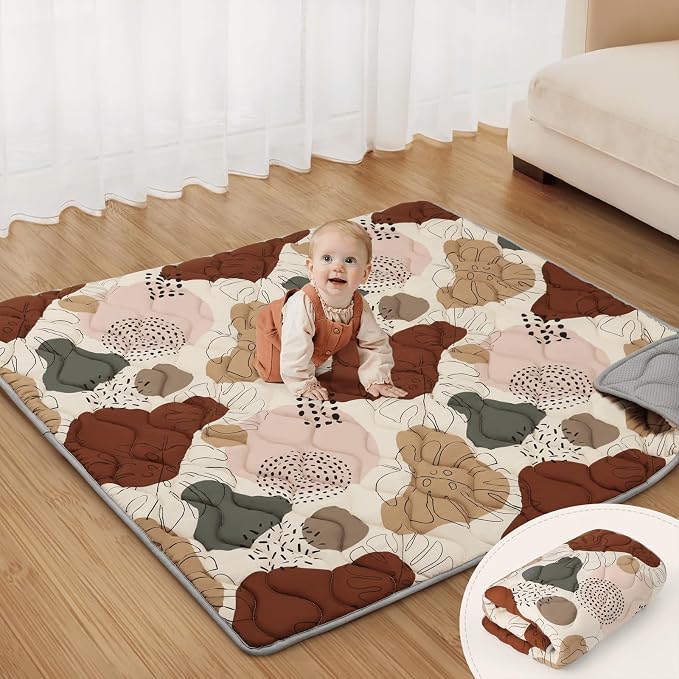 Blissful Diary Portable Baby Play Mats by ForEveryBabysBetterLife
