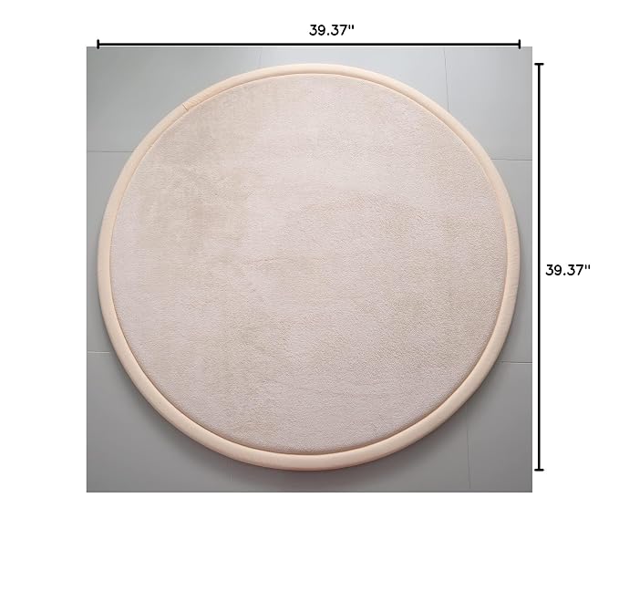 Loartee Thick Kids Round Rug - Image 2