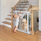 Babelio Baby Gate for Doorways and Stairs, Easy Install, Pressure Mounted - Image 2