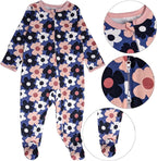 Baby Footed Pajamas with Mitten Cuffs - Image 2
