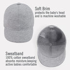 Keepersheep Baby Baseball Cap Infant Sun Hat, Cotton Knit - Image 2