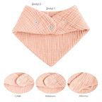 Konssy 8-Pack Muslin Baby Bibs, Absorbent Bandana Drool, 100% Cotton Unisex - Image 2