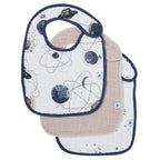 Little Unicorn Premium Classic Bib 3 pack | Adjustable as baby grows | Soft by LittleUnicorn