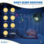 Bubzi Co Sound Machine, Portable Elephant Soother & Night Light Projector - Image 2