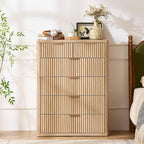 LEYAOYAO Fluted 6 Drawers Dresser - Image 5