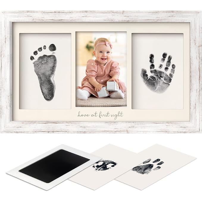 Inkless Baby Hand and Footprint Kit Boy, Girl by KeaBabies