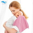 SWEET DOLPHIN 12 Pack Muslin Burp Cloths Large 100% Cotton Burping Clothes - Image 2