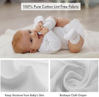 RUVANTI Unisex Birdseye Flat-Fold Cloth Diapers - Image 3